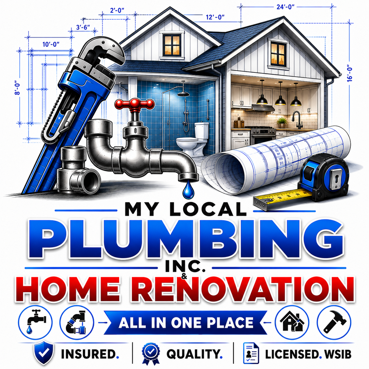 My Local Plumbing Inc. & Home Renovation logo
